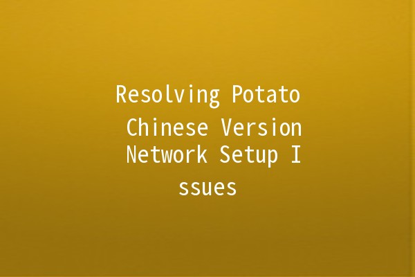 Resolving Potato Chinese Version Network Setup Issues 🌐🥔