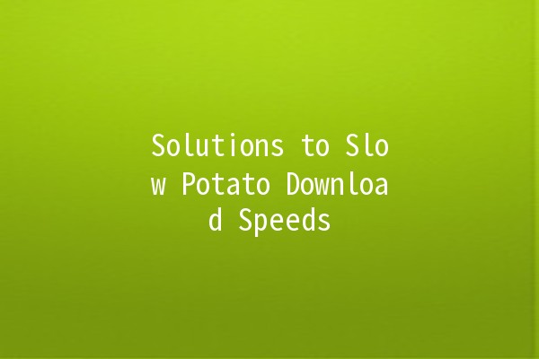 Solutions to Slow Potato Download Speeds 🥔💨