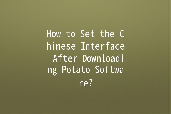 How to Set the Chinese Interface After Downloading Potato Software? 🇨🇳🥔