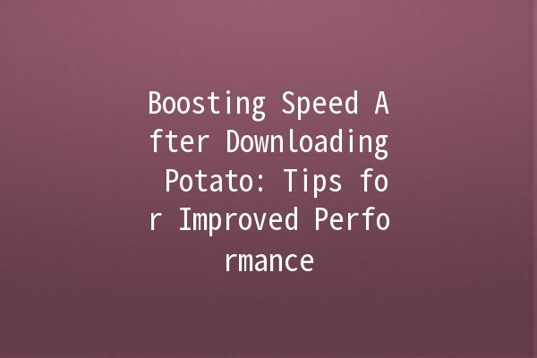 Boosting Speed After Downloading Potato: Tips for Improved Performance 🚀🥔