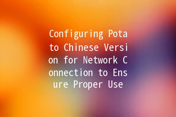 Configuring Potato Chinese Version for Network Connection to Ensure Proper Use 🚀🌐