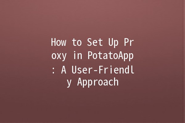 How to Set Up Proxy in PotatoApp: A User-Friendly Approach 🥔🚀