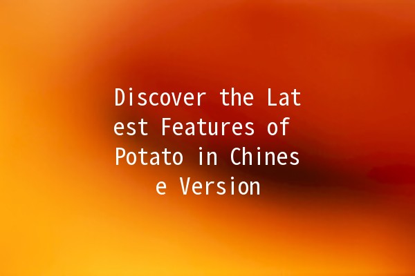 Discover the Latest Features of Potato in Chinese Version 🥔✨