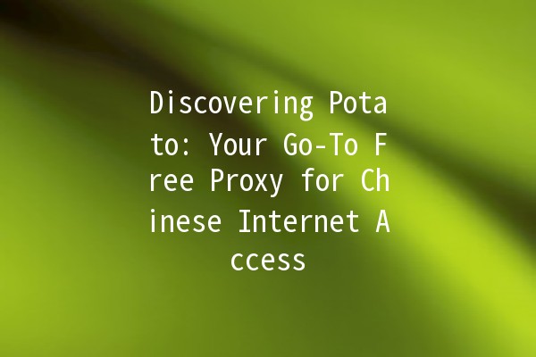 Discovering Potato: Your Go-To Free Proxy for Chinese Internet Access 🥔🌐