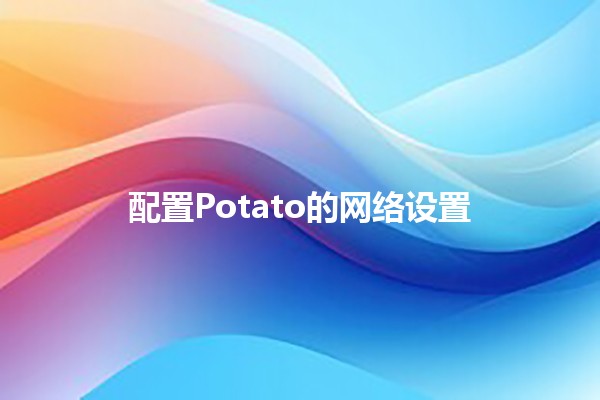 配置Potato的网络设置 🍟💻