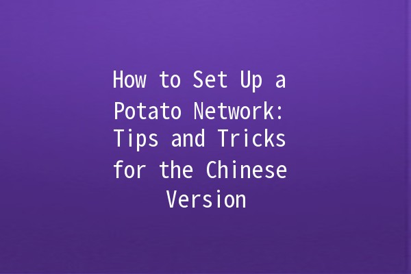 How to Set Up a Potato Network: Tips and Tricks for the Chinese Version 🥔💻