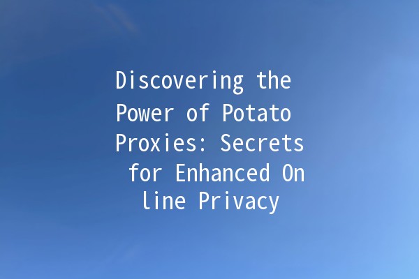 Discovering the Power of Potato Proxies: Secrets for Enhanced Online Privacy 🥔🔒