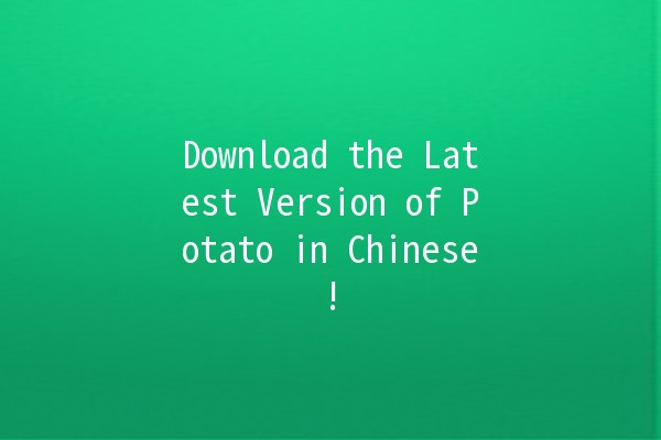 Download the Latest Version of Potato in Chinese! 🥔✨